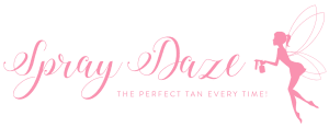 Spray Daze Tan Logo (Pink)